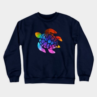 Rainbow Turtle Crewneck Sweatshirt